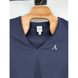 Maeve Anthropologie V-Neck Short Sleeve T shirt blue sz L